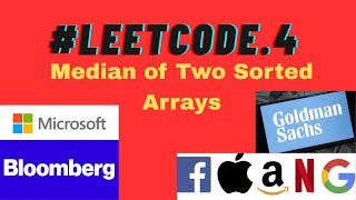 Median of Two Sorted Arrays | Leetcode.4 | PYTHON | HARD | 200 QUESTION CHALLENGE 