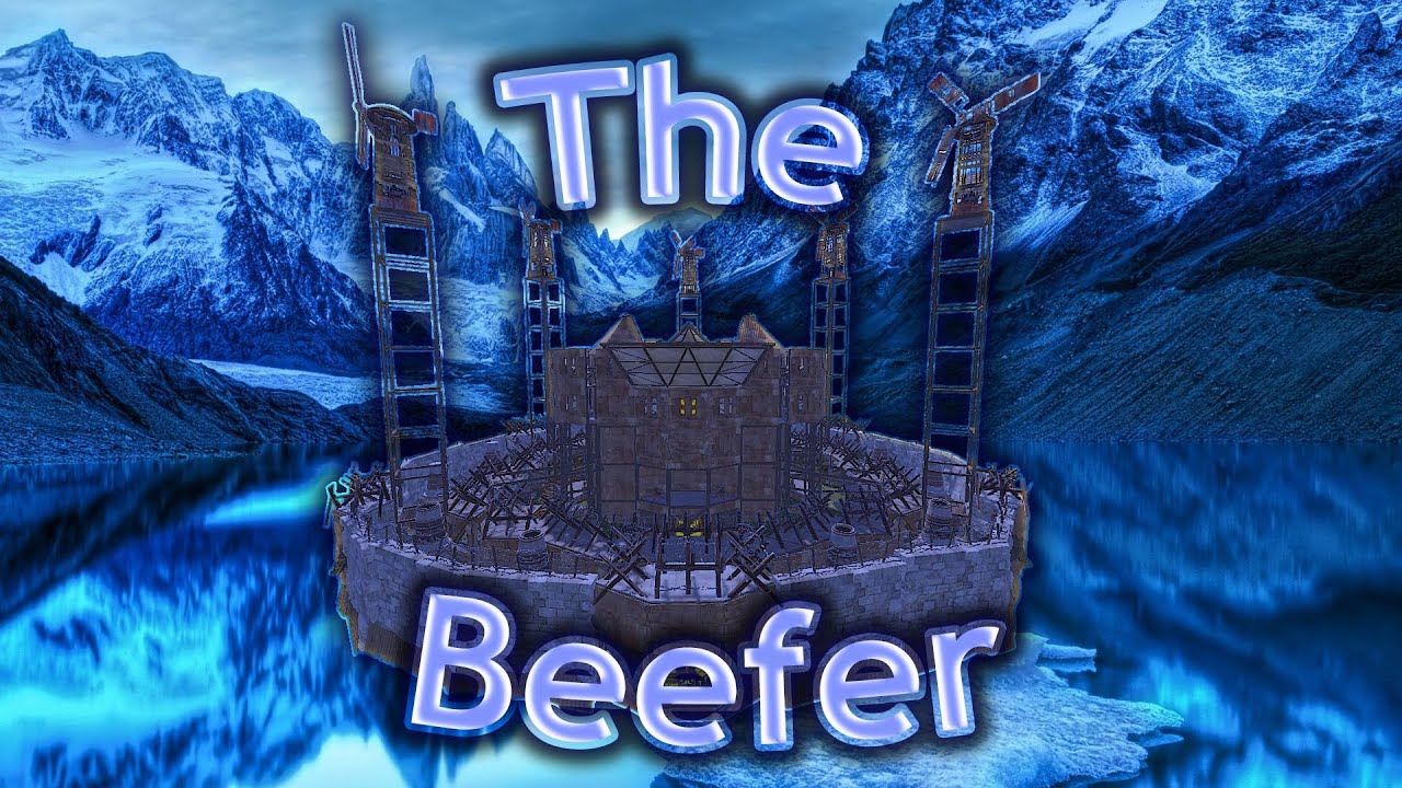 The Beefer - RUST Trio / Small Group Base Open Core 3 Bunkers Wide Gaps ...