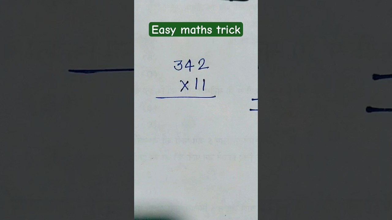 Multiplication Tricks To Make Mathematics Fun and Easy 😉 