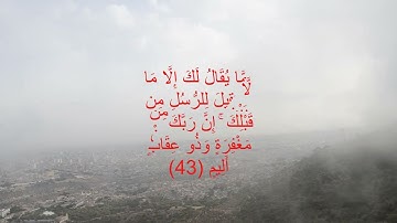 سورة فصلت ❤❤ ومن اياته انك ترى الارض  خاشعة ❤❤