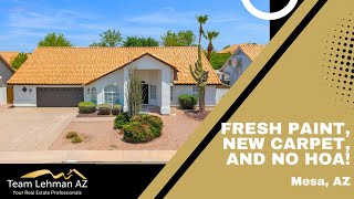 👍🏼SOLD!👍🏼 Thoughtfully Updated Single Story Home in North Mesa's Desirable 85213 Zip Code!