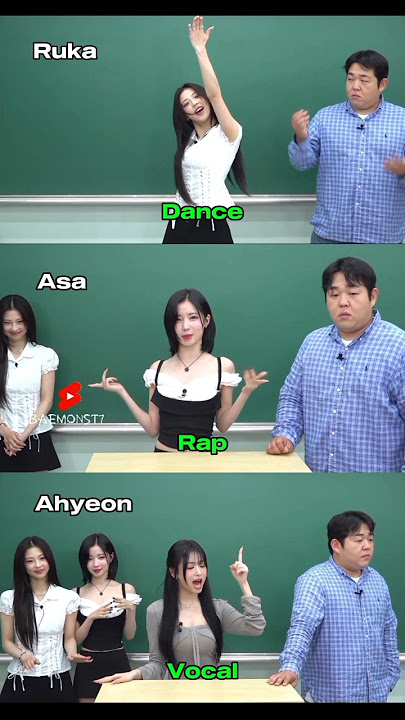 RukAsaYeon showing off their talents at BDNS show #babymonster #asa #ruka #ahyeon #shorts #fypシ
