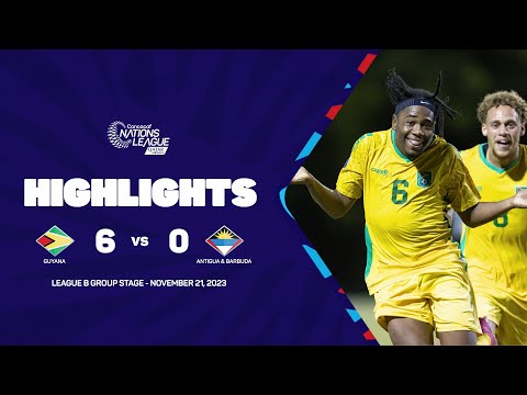 Guyana Antigua and Barbuda Goals And Highlights