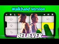 BELIEVER Cover In Walkband | Piano + Drum Cover By SB GALAXY