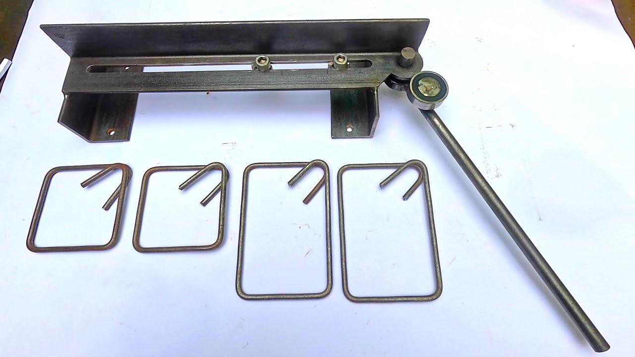 Dobladora ajustable para hacer estribos de alambrón o 1/4