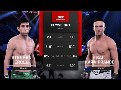 Steve Erceg vs Kai Kara-France fight footage