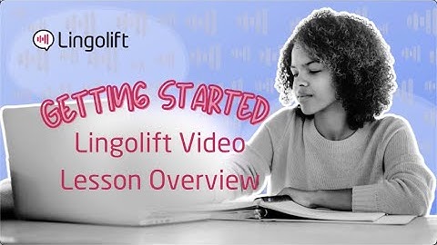 Getting Started: Overview of a Lingolift Video Lesson