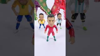Satisfying With Unboxing Lionel Messi, Ronaldo, Neymar & Dinosaur Toys Fun Asmr Video