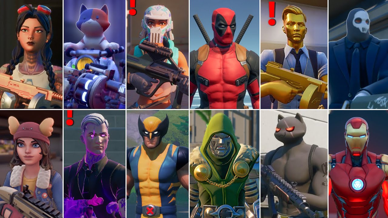 Fortnite All Bosses, Mythic Weapons, Vault Locations & Keycard