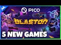 5 new games this week on Pico
