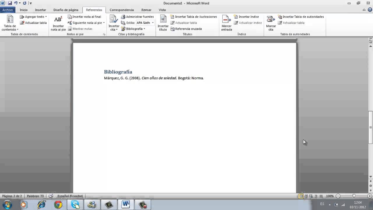 tutorial formato apa msword 2010 youtube normas apa word
