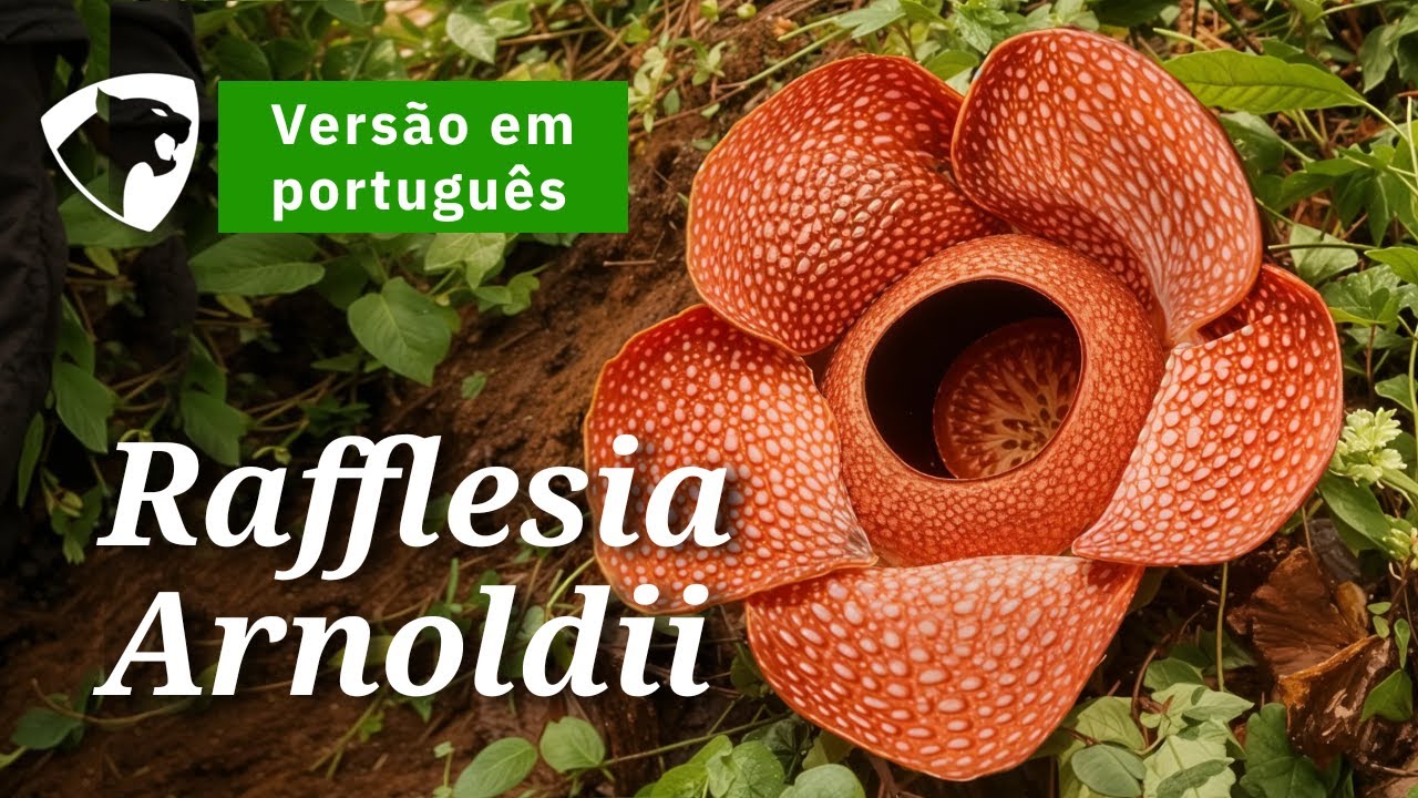 🇧🇷 Ela é linda, mas fedorenta: Rafflesia Arnoldii / A maior flor do mundo