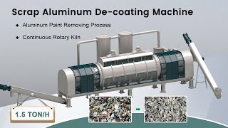 [Continuous Rotary Kilns] Scrap Aluminum Decoating Machinery