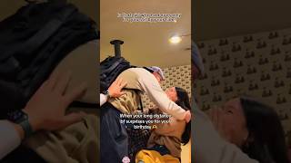 “I surprised my long distance bae,his reaction broke me “#love#reunion#longdistancerelationship