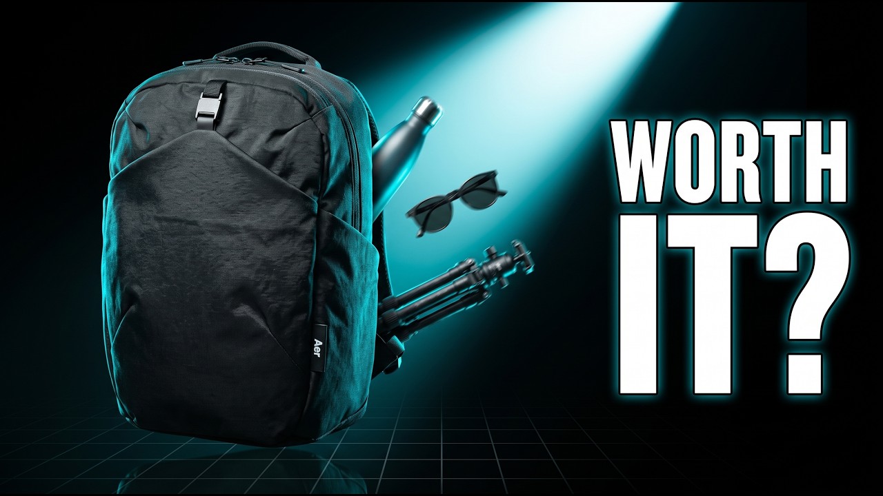 YouTube thumbnail: Aer Go Pack 2 first look (published as "Aer City Pack 2 Review: The Best Everyday Carry Backpack I've Found")