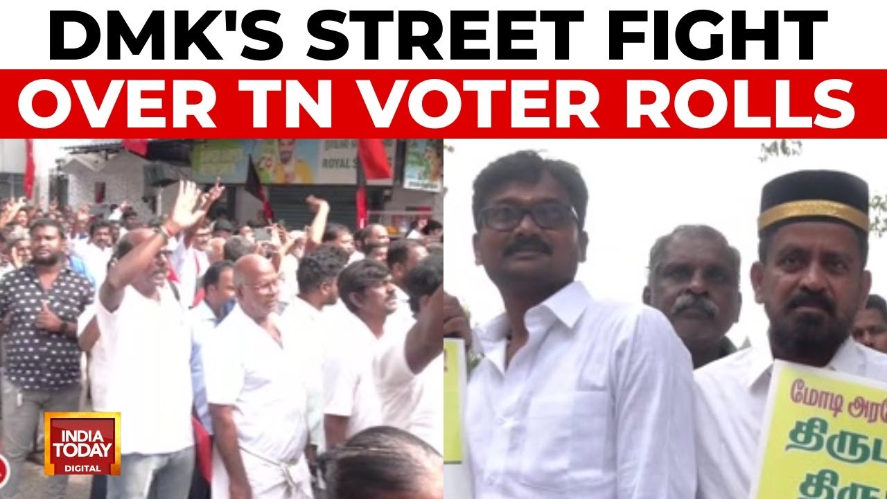 DMK-Led Alliance Protests Electoral Roll Revision, Alleges Plot to Disenfranchise Voters