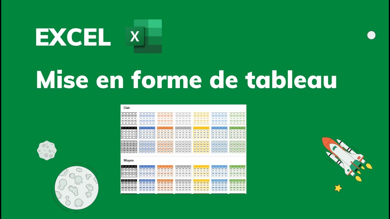 Mes astuces pour créer des beaux Tableaux dans Excel comme un pro - YouTube
