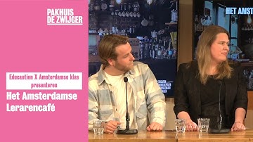Educaution X Amsterdamse klas presenteren: Het Amsterdamse Lerarencafé