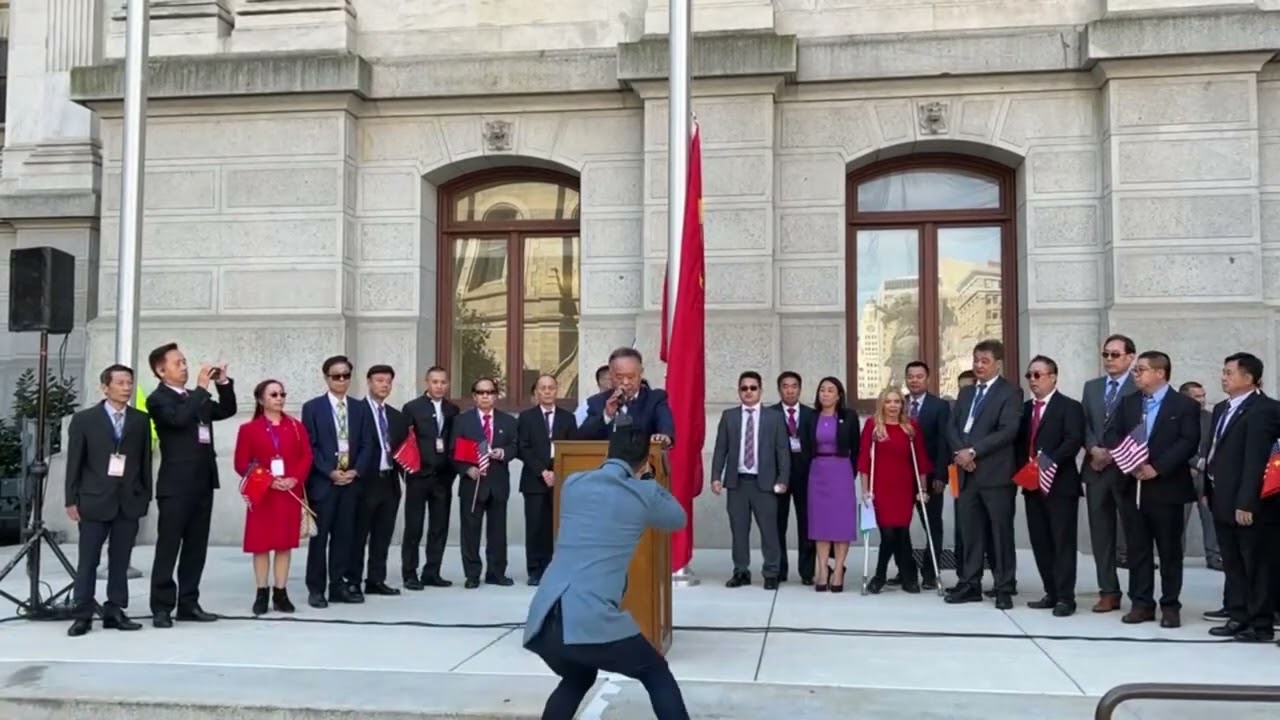 宾州华人侨团联盟同费城市政府共同举办庆祝中华人民共和国国庆七十三周年升旗仪式及宴会 Chineseinus I 华人在美东 Cus 宾州华人侨团联盟同费城市政府共同举办庆祝中华人民共和国国庆七十三周年升旗仪式及宴会 Chineseinus I 华人在美东 Cus
