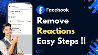 How To Remove Reactions On Facebook Post !