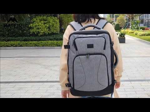 Matein Travel Carry On Backpack With Toiltry Bag
