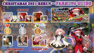 FGO NA - Nightingale's Christmas Carol 2021 Rerun - Farming Guide (6 SLOT & F2P setups)