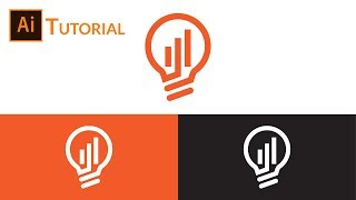 Bulb Logo Design Tutorial Illustrator