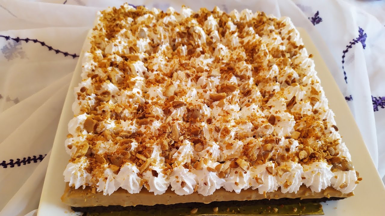 كيك طبقات راقي تقدميه لضيوفك بوجهك حمر مع كريمة روعة في المداق😋