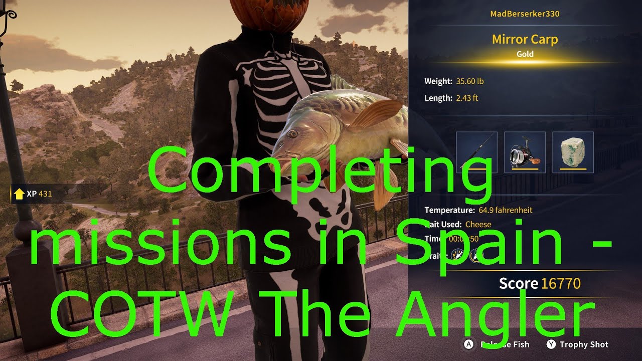 Completing missions in Spain  - COTW The Angler