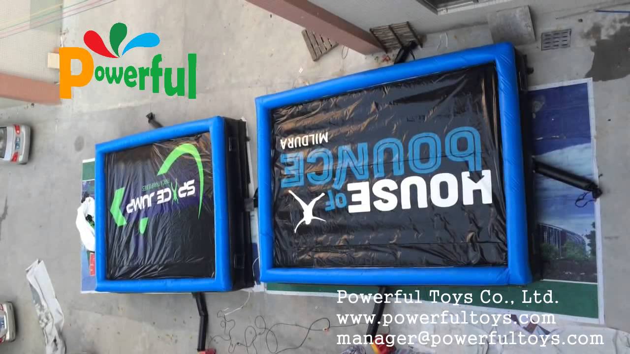 Powerful Airbag Company Air Trampoline Free Jumping Airbag Design