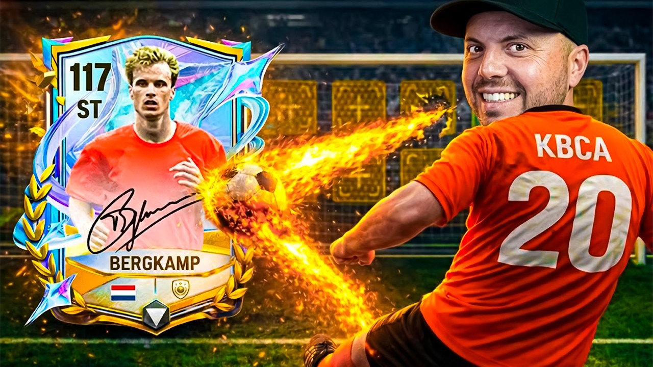 CHUTEI a BOX DO BERGKAMP e GANHEI 117 no fc mobile 