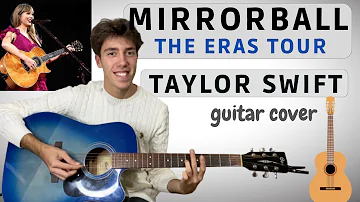 Taylor Swift - mirrorball (live #theerastour ) (EASY guitar cover with tabs|chords on screen) 🎸🎶