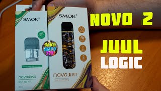 SMOK NOVO 2 POD 1.4 Om Mtl против JUUL и Logic Отзыв