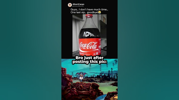 This Coke Bottle got final destination vibes 💀