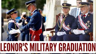 Princess Leonor's Emotional Military Graduation | King Felipe Honors Her as Spain Faces Tragedy