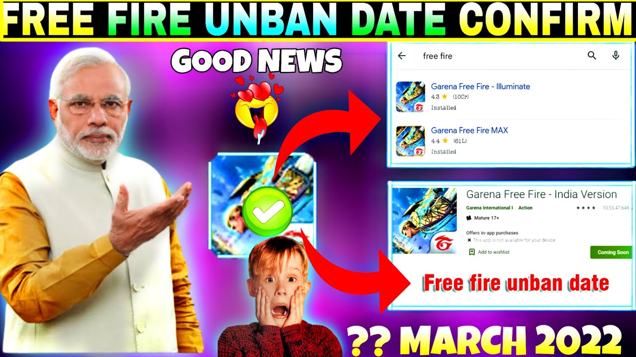 free fire unban confirm time and date,free fire unban date,free fire unban kab hoga,free fire unban
