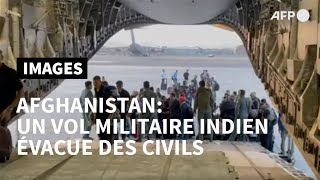 Afghanistan: un vol militaire indien évacue des citoyens | AFP Images