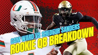 2025 NFL Draft Scouting Report: Shedeur Sanders vs Cam Ward Breakdown | NFL Rookie QB Analysis