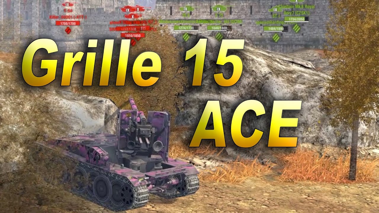 Grille 15 Gameplay | Ace Mastery | WoT Blitz
