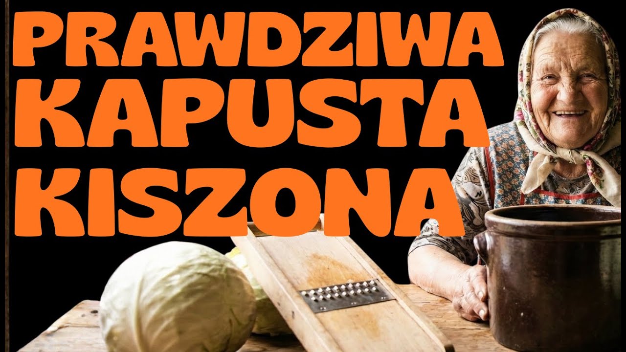 Idealna Kiszona Kapusta 🥬 Chrupiąca, biała i bez goryczy (PRZEPIS) Babcia Ania Gotuje
