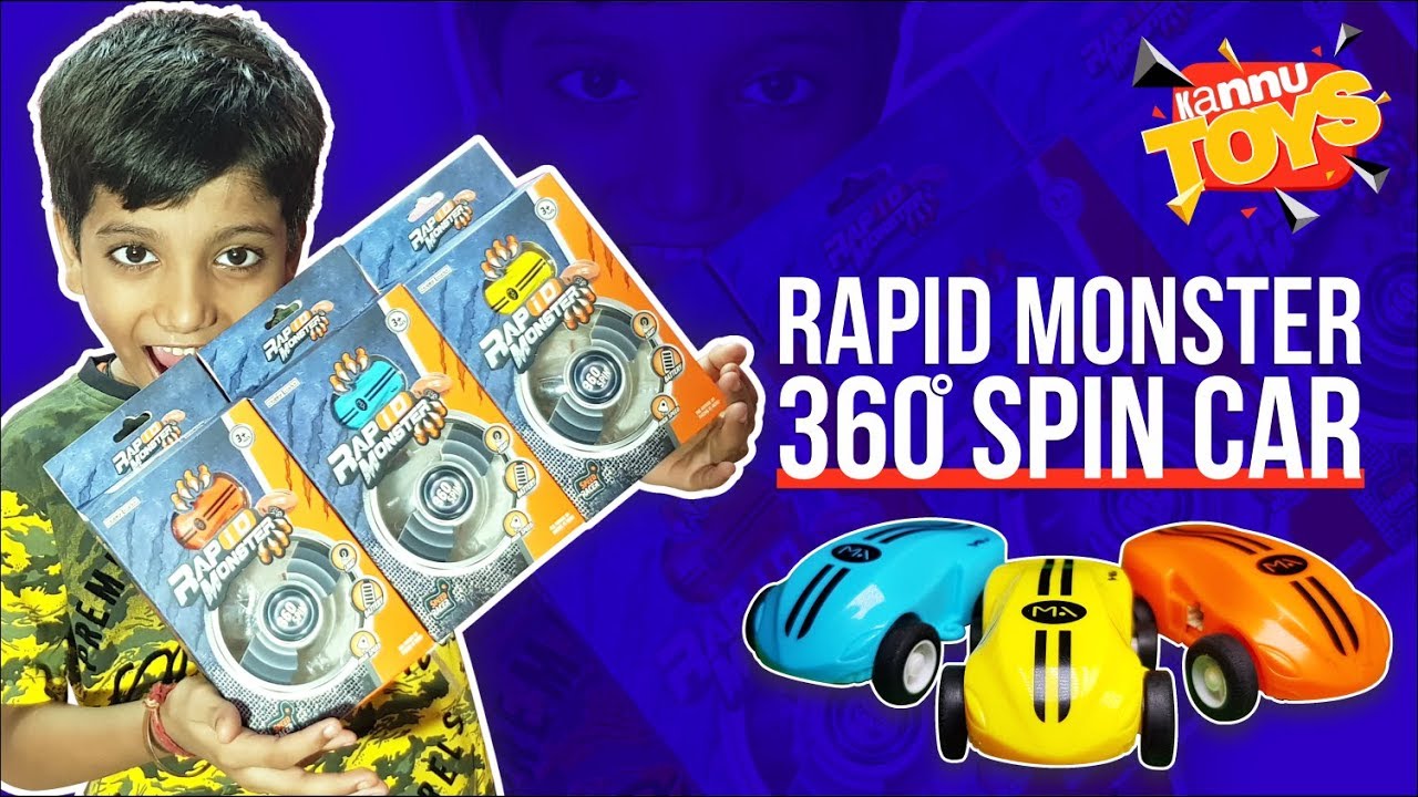 360 Spin Car Rapid Monster 360 Spin Car unboxing and test YouTube