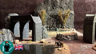 Moria westgate scatter terrain building tutorial / Middle-earth tabletop