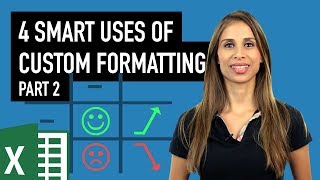 Unusual use of Excel's Custom Number Formatting with Conditions & Symbols (Part 2)