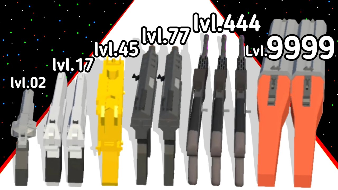 (2025) Gun Clone Evolution Run Level Up Gun Max_Level Gameplay