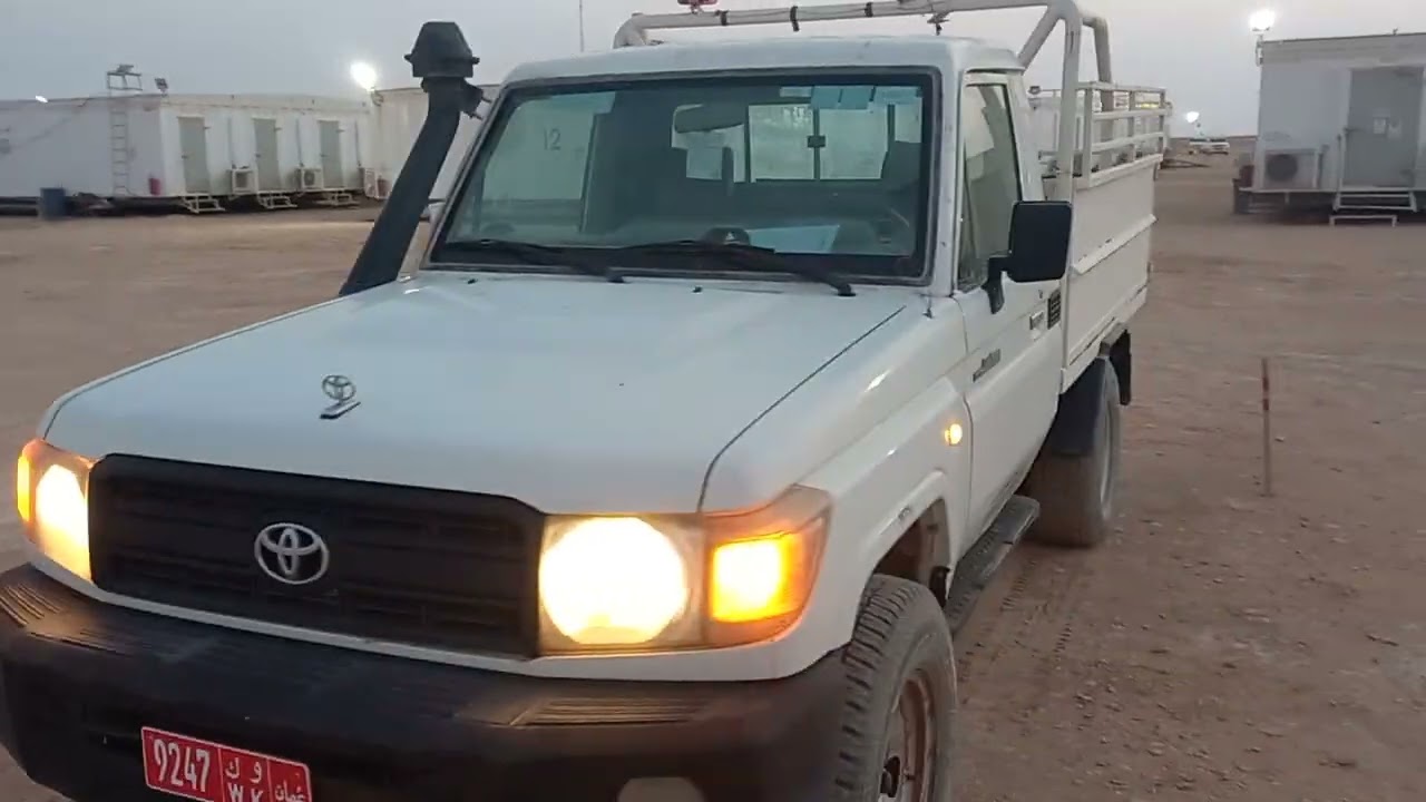 BGP OIL AND GAS SERVICES LLC. AT BGP CAMP IN DESERT