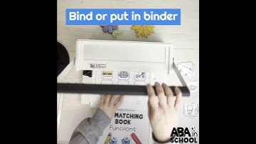 Feature Function Class Busy Book for Receptive Identification #speechtherapy #specialeducation