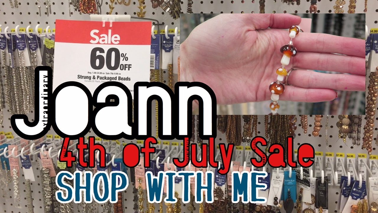 JoAnn 4th of July Sale & Haul / Charms 60 OFF plus 20 off all
