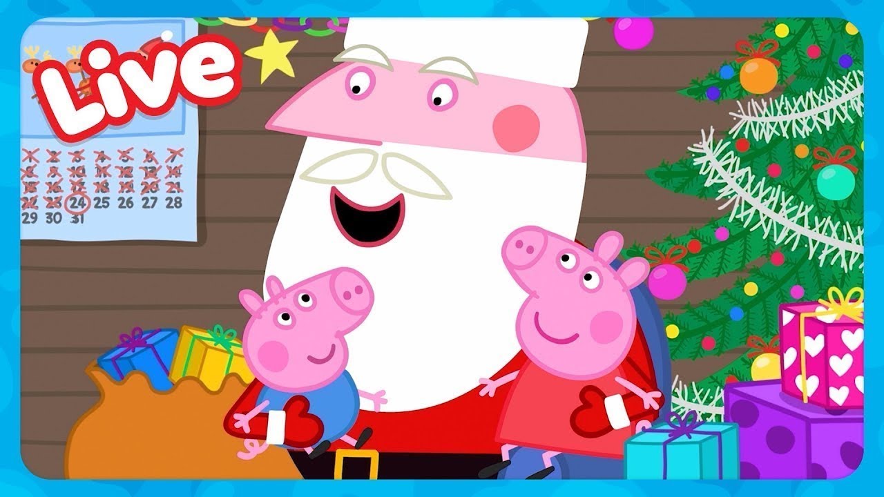 🔴 LIVE! CHRISTMAS With George Pig 🎅🏻 Winter Holiday Fun 🎄 Peppa Pig FULL EPISODES | Kids Cartoons
