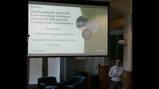 Deep learning for atomically resolved imaging techniques