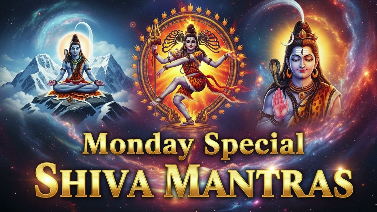 🕉️ Monday Special Shiva Mantras | Powerful Lord Shiva Mantras for Peace & Blessings